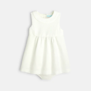 فستان حفلات أبيض للفتيات الصغيرات