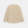 Veste chic coton et lin beige bébé garçon