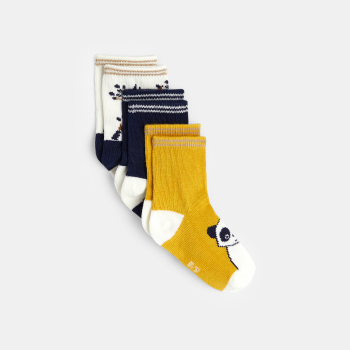 Chaussettes jacquard fantaisie bébé garçon