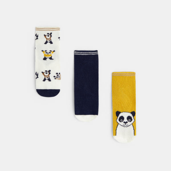 Chaussettes jacquard fantaisie bébé garçon