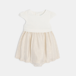 فستان أنيق 2 في 1 بخطوط...