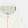 Coupe-vent à capuche écru Fille