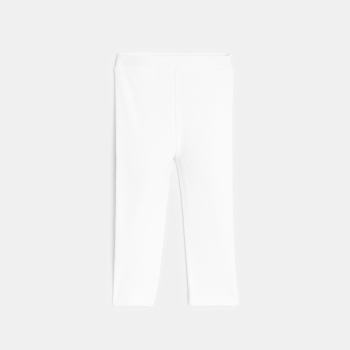 Sweat molleton imprimé et legging rose bébé fille