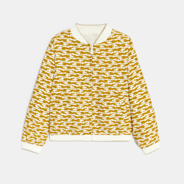 جاكيت بومبر ذو وجهين للفتيات