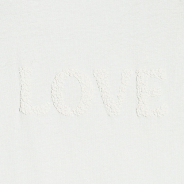 تيشيرت مزين برسالة بأكمام قصيرة، باللون الأبيض للأولاد