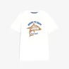 T-shirt manches courtes motif requin blanc Garçon