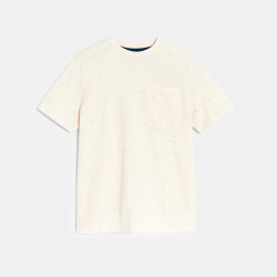 T-shirt moucheté manches...