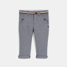 Pantalon coton fantaisie bleu bébé garçon