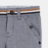 Pantalon coton fantaisie bleu bébé garçon