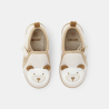 Chaussons oursons beige bébé fille