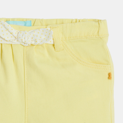 Short nœud fantaisie jaune...
