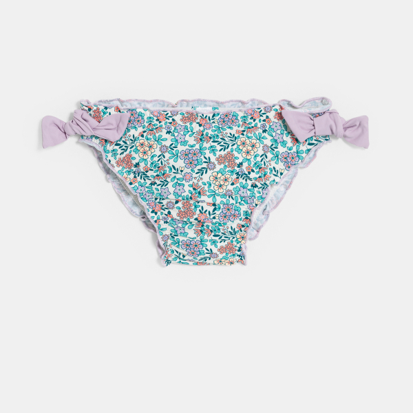 Culotte de bain imprimé fleuri bébé fille