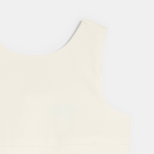 Robe chic bi-matière rose bébé fille