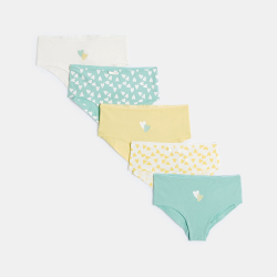 سراويل داخلية فاخرة للفتيات (مجموعة من 5)