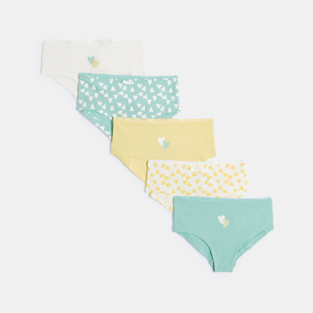 سراويل داخلية فاخرة للفتيات (مجموعة من 5)