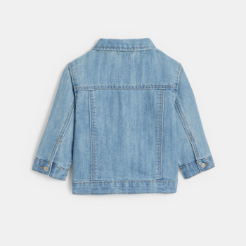 Veste en jean bleu bébé fille