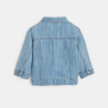 Veste en jean bleu bébé fille
