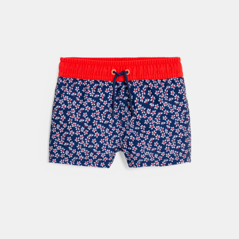 Short de bain imprimé bleu bébé garçon