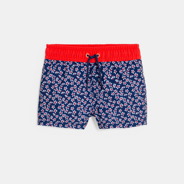 Short de bain imprimé bleu bébé garçon