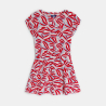 Robe imprimée rouge Fille