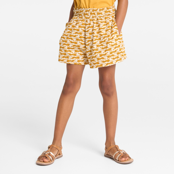 شورت واسع بطبعة نمر للفتيات