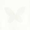 T-shirt blanc motif papillon brodé Fille