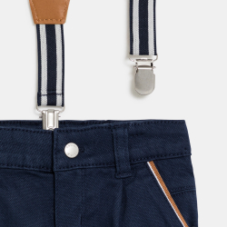 Pantalon à pinces à...