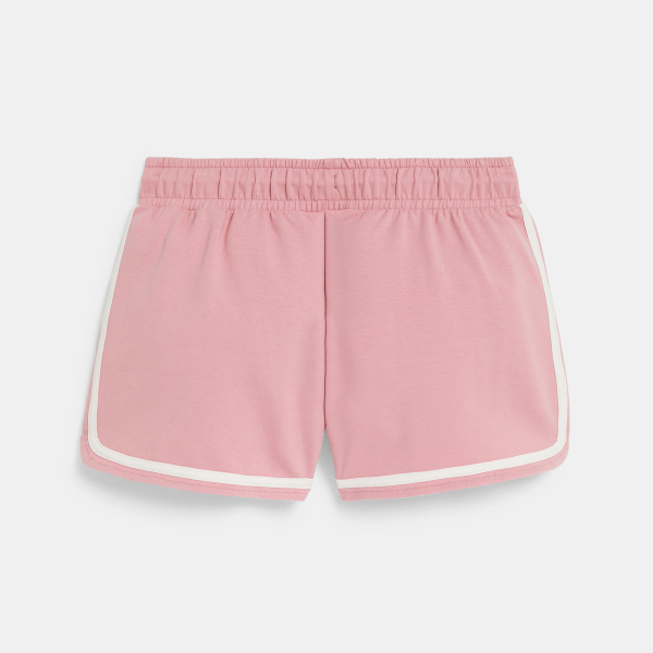 Short en molleton rose Fille