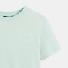 T-shirt basique uni vert Fille