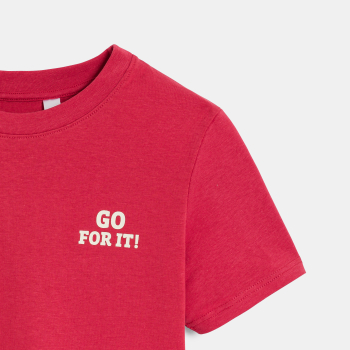 T-shirt sportswear rouge Garçon