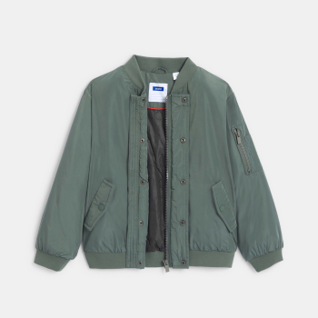 Blouson bomber kaki Garçon