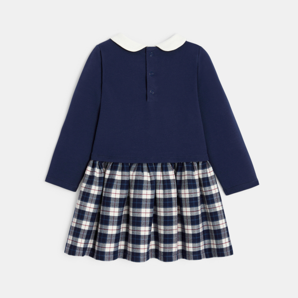 فستان 2 في 1، من الميلتون باللون الأزرق للفتيات الرُضع