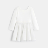 Robe de cérémonie 2 en 1 blanc bébé fille