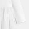 Robe de cérémonie 2 en 1 blanc bébé fille