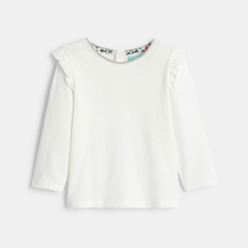 Salopette courte velours rose bébé fille