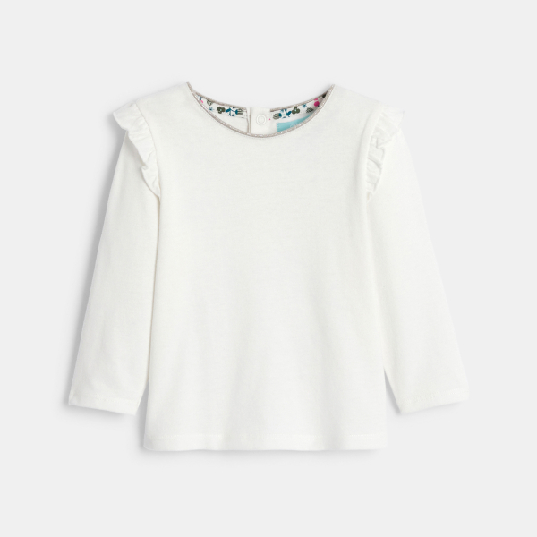 Salopette courte velours rose bébé fille