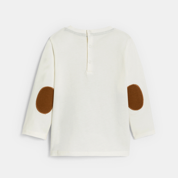 T-shirt colorblock animal bleu bébé garçon