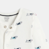 Dors-bien velours bleu bébé garçon (lot de 2)