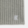 Snood côtelé uni gris Garçon