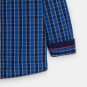 Chemise à carreaux bleu Garçon