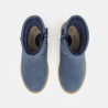 Boots motardes bleu fille
