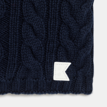 Snood torsadé bleu marine...