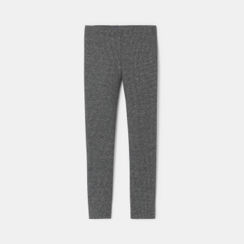 Leggings pied de puce gris Fille