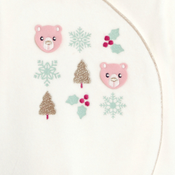 Dors-bien velours broderies...