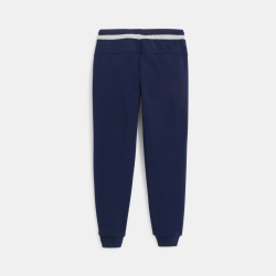 Jogging en molleton bleu...