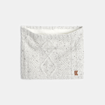 Snood torsadé gris Garçon