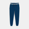 Jogging en molleton bleu canard Garçon