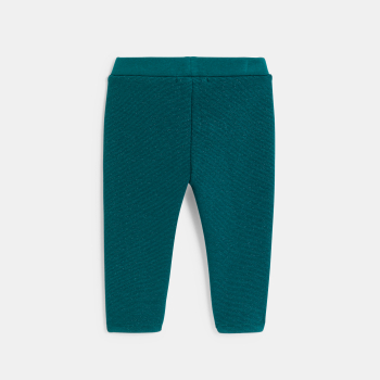 Pantalon souple taille élastiquée vert bébé fille