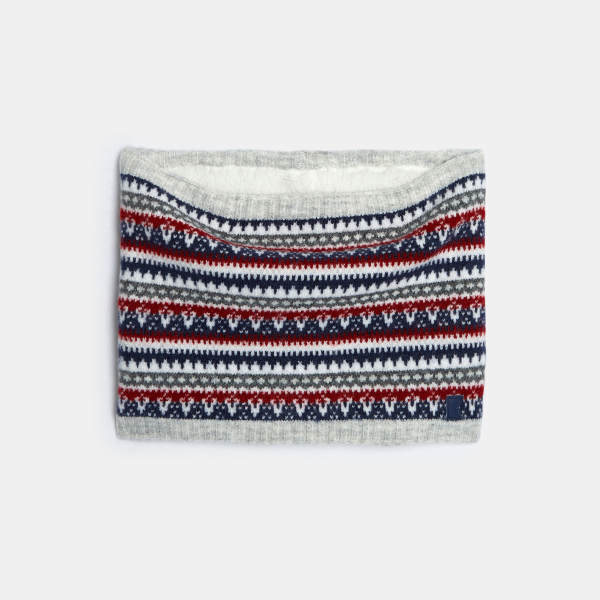 قلنسوة عليها نقوش إسكندنافية باللون الأزرق الداكن للأولاد