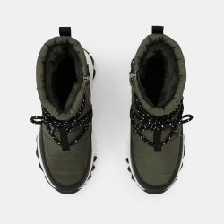 Boots de neige vert garçon
